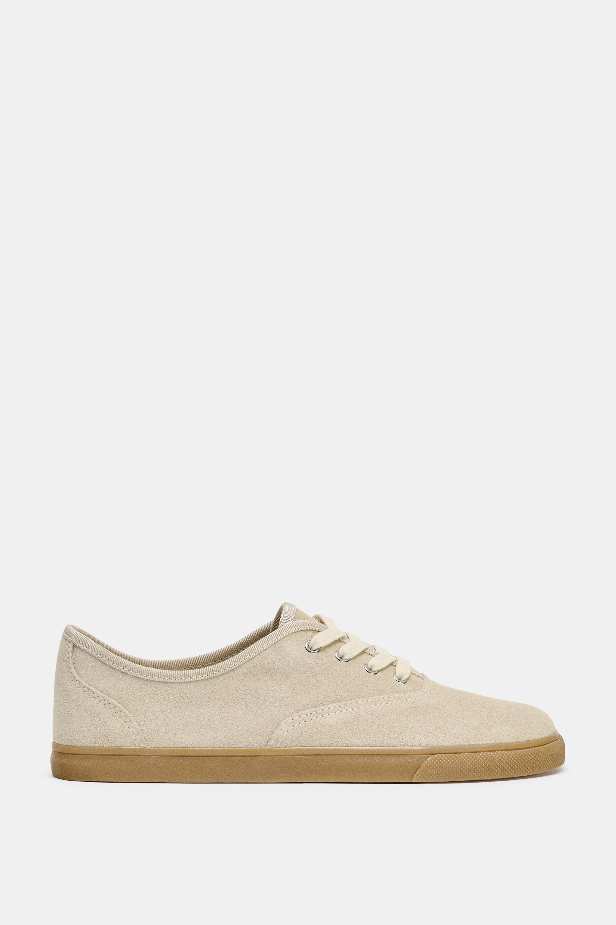 BAREFOOT SPLIT LEATHER SNEAKERS